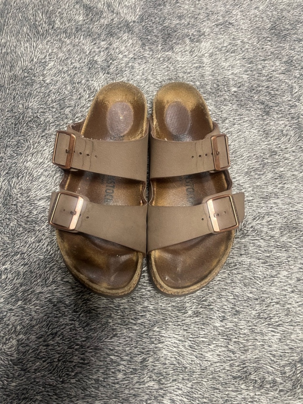 Birkenstock Arizona Mocha Birkibuc Sandals Size 38 Regular Wide Fit